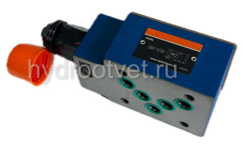 Фото ZDB10VB2-4X/50V - Предохранительный клапан Ду 10 модульного монтажа, давление регулировки 50 бар, в каналах B → T