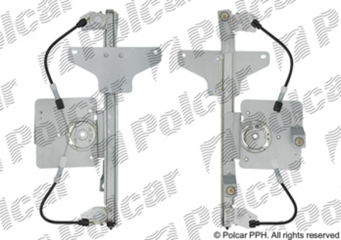 2329PSG3 Стеклоподъемник Polcar для Citroen C4 I задний левый без моторедуктора