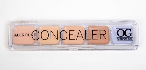 OG-FB6126B Консилер для лица на палетке тон 02 беж+лаванда, All Round Concealer (5 тонов)
