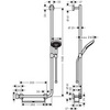 Hansgrohe Raindance Select S 26327000 Душевой гарнитур 110 см 3 режима