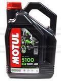 Моторное масло полусинтетика Motul 5100 4T 10W-40 4L для мотоцикла