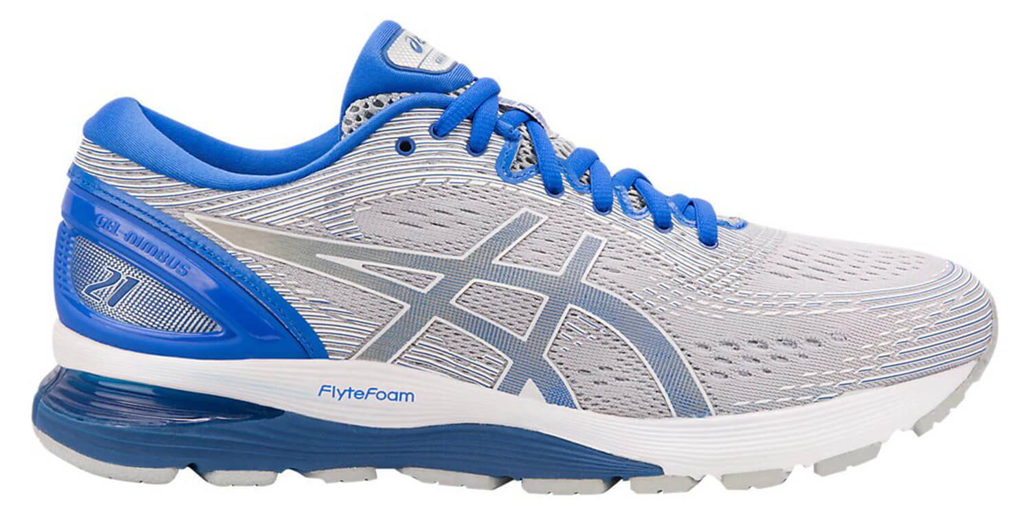Asics Gel Nimbus 21 Lite Show кроссовки для бега мужские белые-синие