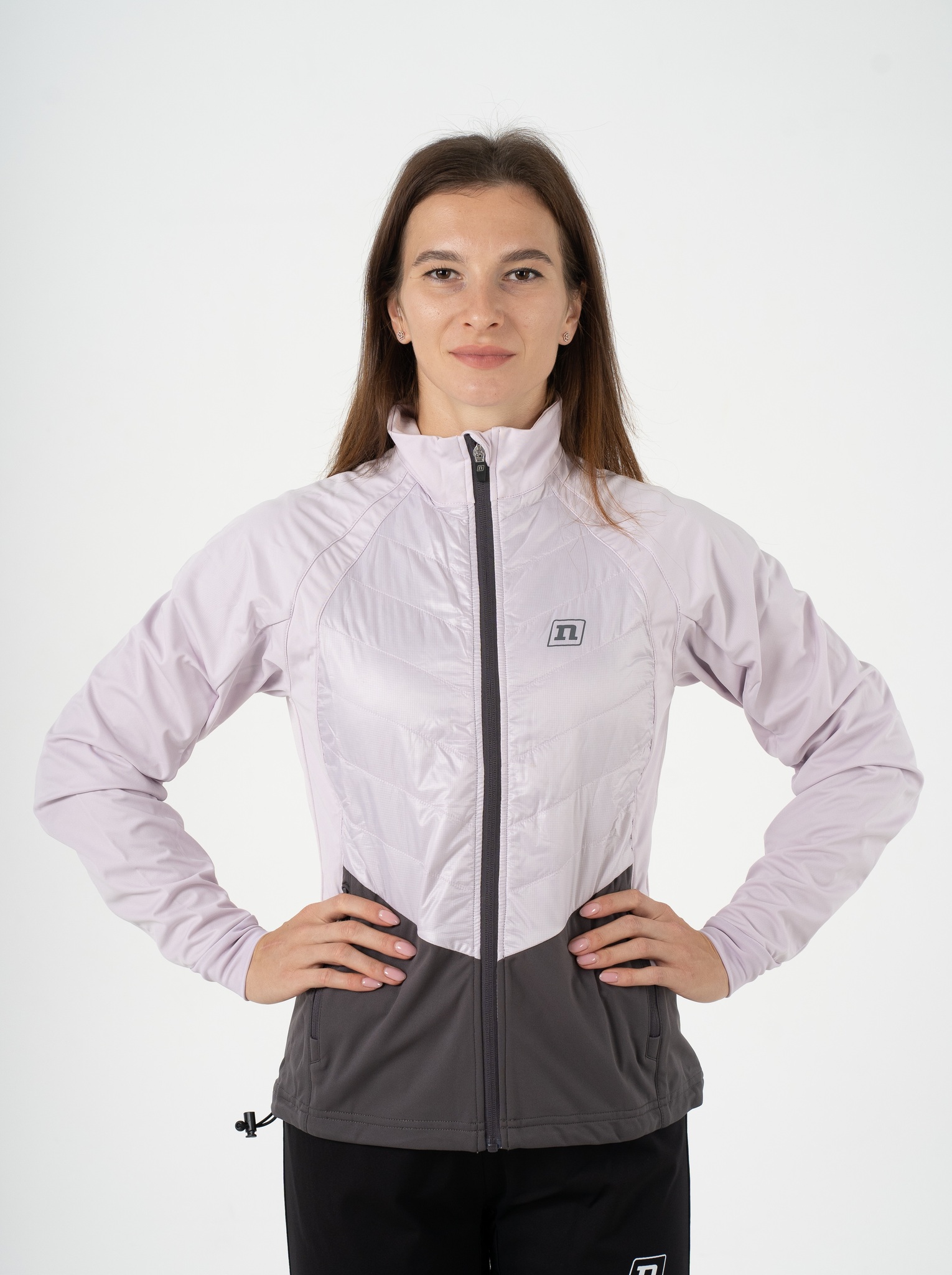 Женская лыжная куртка Noname Hybrid 22 lilac