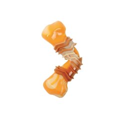 MPets игрушка для собак Карнивор кость бумеранг, вкус бекона, желтая 15.5 x 6.1 x 3.7