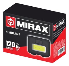 MIRAX  120 лм, 3 режима, налобный фонарь, 3ААА (56702)