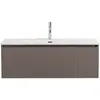 BelBagno UNO-1000-1C-SO-СO База под раковину подвесная с фрезерованными ручками по всей длине фасада с одним выкатн. ящ., Бежевый матовый, 1000x455x350