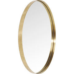 Зеркало Curve Round Brass Ø100 см