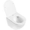 BelBagno Sfera-R BB046CHR/BB870SC Унитаз подвесной безободковый с сиденьем микролифт, цвет: белый