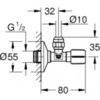 GROHE 22039000 Вентиль угловой