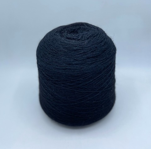 Бобинная пряжа (пр.Италия), art-British wool 2/9,3 465м/100гр, 100% Шерсть, цвет-Черный(8/574). арт-33089
