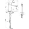 Ideal Standard Ceraplan BD231AA Смеситель для умывальника с гигиеническим душем