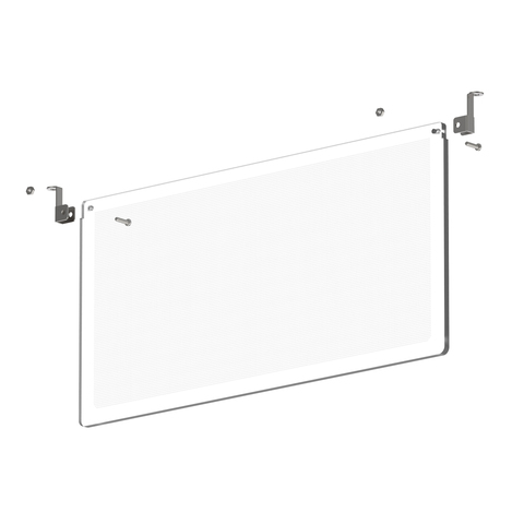 Двухстороннее эвакуационное табло из акрилового стекла Moncato DP141-2486 D-sign – общий вид