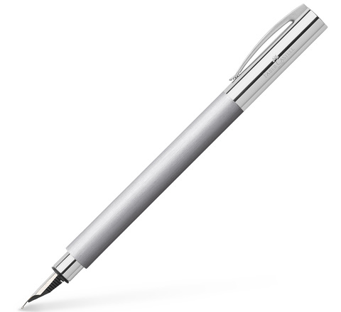 Перьевая ручка Faber-Castell Ambition Brushed Metal перо F