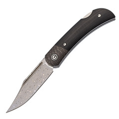 Фото Складной нож CIVIVI Rustic Gent, сталь Damascus, Carbon Fiber