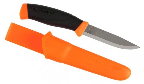 Нож Morakniv Companion разделочный, лезвие: 103 mm, оранжевый (11824)