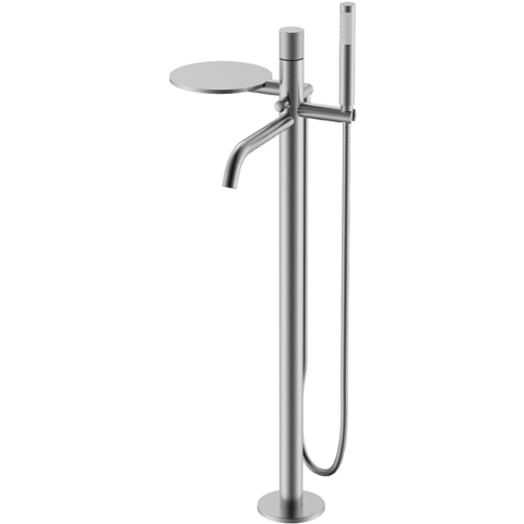 Boheme Stick 129-NB.4 Смеситель для ванны напольный, цвет: никель