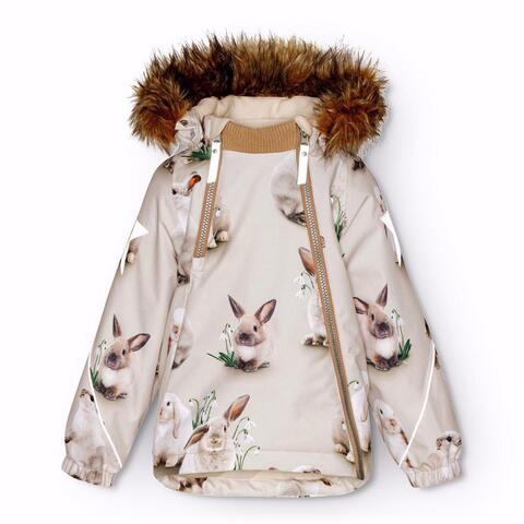 Куртка Molo Hopla Fur цв.Winter Rabbits