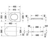 Duravit Qatego 26890000 Сиденье для унитаза с шарнирами из нерж.стали, SoftClose, цвет белый