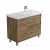 Aquanet 365930 Тумба с раковиной Nova Lite 2.0 90 R напольная цв. дуб рустикальный (365930)