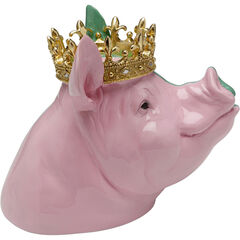Фигура декоративная Crowned Pig «Свинья в короне» 28 см