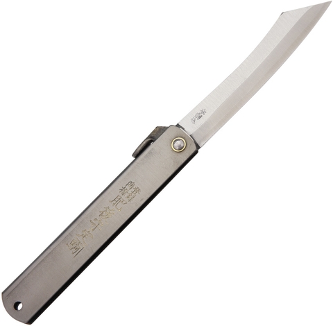 Нож складной Nagao Higonokami Warikomi San Mai SK5 120mm, HIGO08SL