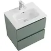 BelBagno KRAFT 39-500/390-2C-SO-VO База под раковину подвесная с фрезерованными ручками по всей длине фасада с 2 выкатн. ящ., Еловый Мат.,500x395x500