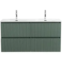 BelBagno UNO-1200-4C-SO-VO База под раковину подвесная с фрезерованными ручками по всей длине фасада с четырьмя выкатн. ящ., Еловый Матовый, 1200x455x608 фото