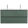 BelBagno UNO-1200-4C-SO-VO База под раковину подвесная с фрезерованными ручками по всей длине фасада с четырьмя выкатн. ящ., Еловый Матовый, 1200x455x608
