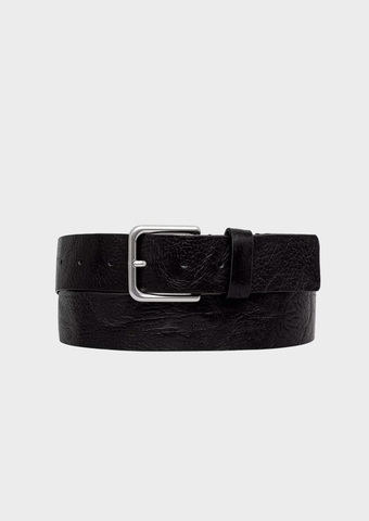 Ремень KARL LAGERFELD JEANS Crinkle Leather Patch Belt