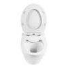 BelBagno BB216QSC Сиденье дюропластовое с быстросъёмными петлями, механизмом Soft Close, цвет: белый