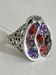 Гранат (кольцо из серебра)