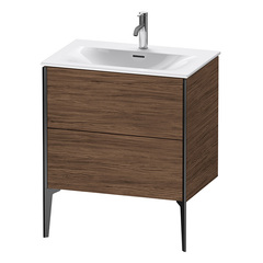 Duravit Viu 2344730000 Раковина подвесная с переливом, выпуск с керам покрытием, 1 отв под смес, 73х49см, цвет белый фото
