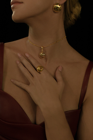 Серьги Вселенная max, серебро 925, позолота 18k 3