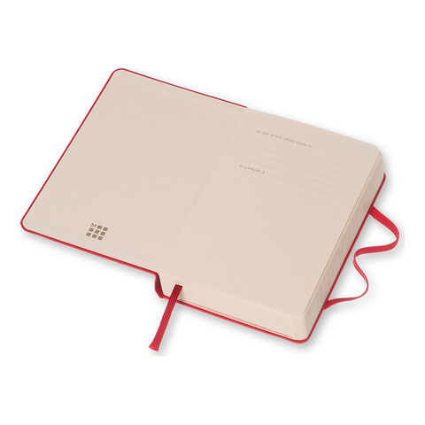 Еженедельник Moleskine Classic Wknt Pocket, цвет красный