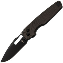 Фото Складной нож Kizer Dogfish, сталь 154CM, рукоять алюминий, черный
