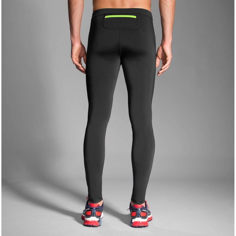 Brooks Go To Tight мужские беговые тайтсы черные - 2