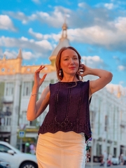 Мастер-класс по вязанию спицами топа 