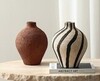 Ваза Line round belly vase — фото 2