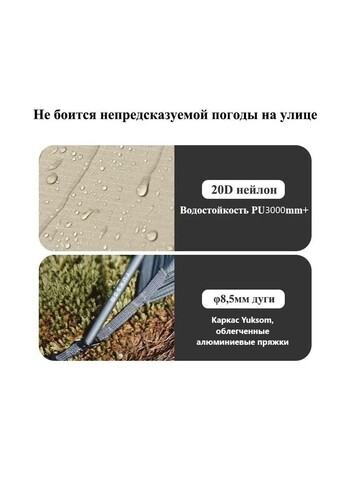 Палатка туристическая Naturehike Cloud Up 3 PRO