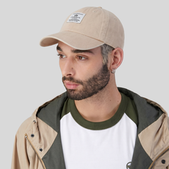 Бейсболка Alpha Industries Battlewash Cap Vintage Khaki (Бежевый)