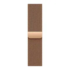 Умные часы Apple Watch Series 10 GPS, 42mm, Rose Gold Aluminium Case with Milanese Loop, Gold