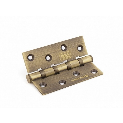 Петля дверная универсальная PALLADIUM 500 C-4 100x75x2,5 AB бронза /44869/ (1 шт)