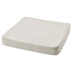 Подушка на стул IKEA AKERVINDEFLY (ОКЕРВИНДЕФЛУ), Бежевый, 39 / 35х37х5 см