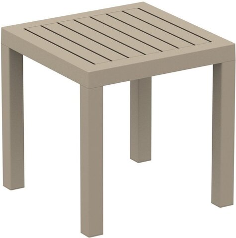 Столик пластиковый для лежака Siesta Contract Ocean Side Table, бежевый