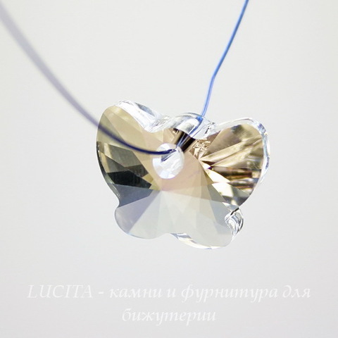 6754 Подвеска Сваровски Бабочка Crystal Moonlight (18 мм) ()