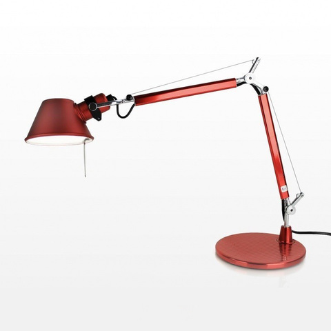Фото: Настольная лампа Tolomeo Micro Table A011810 красный - основной вид
