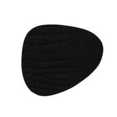 Подстаканник фигурный 11x13 см LindDNA Croco black 9884