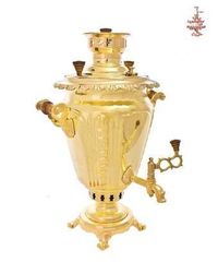 Самовар Грани витые рюмкой 5л  жаровый