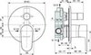 Ideal Standard Cerafine O A7193XG Встраиваемый смеситель для ванны/душа