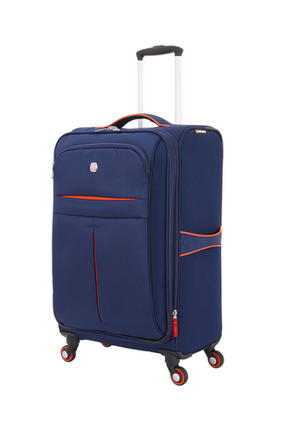 Чемодан WENGER AROSA, 70x40x24 см., 48 л., полиэстер, цвет синий (WG6593307165)